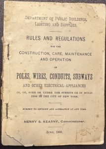 1900 Electrical Rules and Regulations